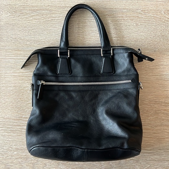 Barney’s New York leather briefcase - Picture 2 of 7